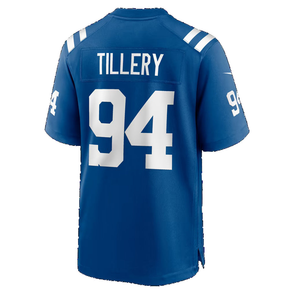 IN.Colts #94 Jerry Tillery Royal Team Game Football jersey Fedasgoge