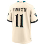 J.Jaguars #11 Parker Washington Natural 2026 Rivalries Collection Game Jersey Fedasgoge