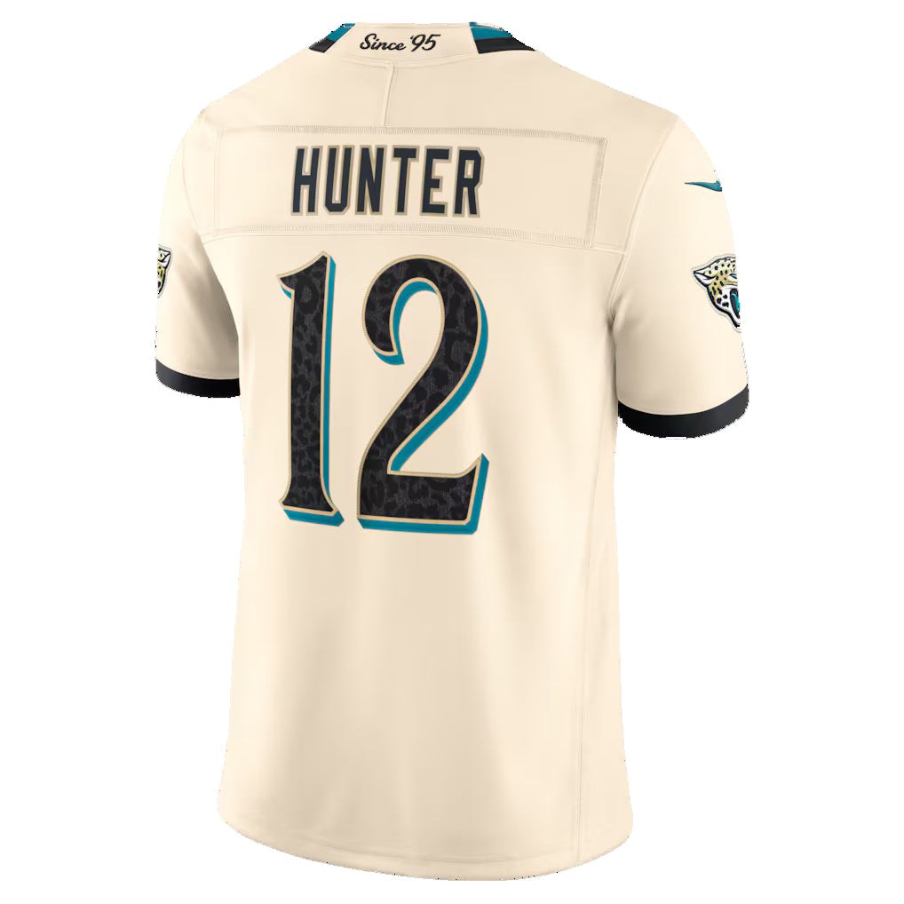 J.Jaguars #12 Travis Hunter Natural 2026 Rivalries Collection Stitched Limited Jersey Fedasgoge