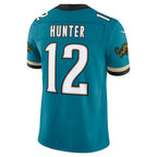 J.Jaguars #12 Travis Hunter Teal Alternate Prowler Throwback Vapor F.U.S.E. Stitched Limited Jersey Fedasgoge