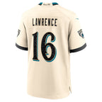 J.Jaguars #16 Trevor Lawrence Natural 2026 Rivalries Collection Game Jersey Fedasgoge