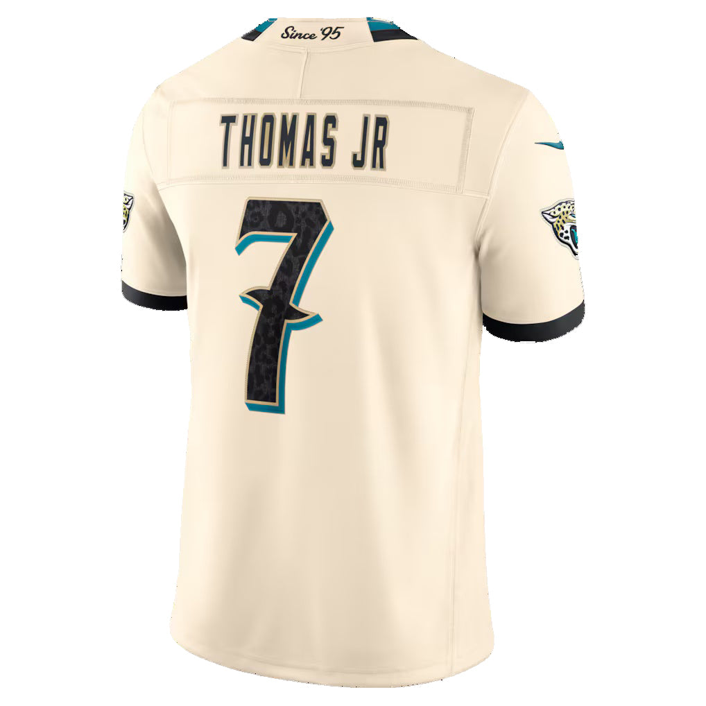J.Jaguars #7 Brian Thomas Jr. Natural 2026 Rivalries Collection Stitched Limited Jersey Fedasgoge