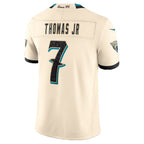 J.Jaguars #7 Brian Thomas Jr. Natural 2026 Rivalries Collection Stitched Limited Jersey Fedasgoge