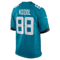 J.Jaguars #88 Tanner Koziol Teal Team Game Football jersey Fedasgoge