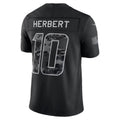 LA.Chargers #10 Justin Herbert Black 2026 Salute to Service Stitched Limited Football jersey Fedasgoge