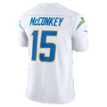 LA.Chargers #15 Ladd McConkey White Alternate Vapor F.U.S.E. Stitched Limited Football jersey Fedasgoge