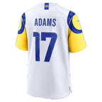 LA.Rams #17 Davante Adams White Fedasgoge Game Jersey