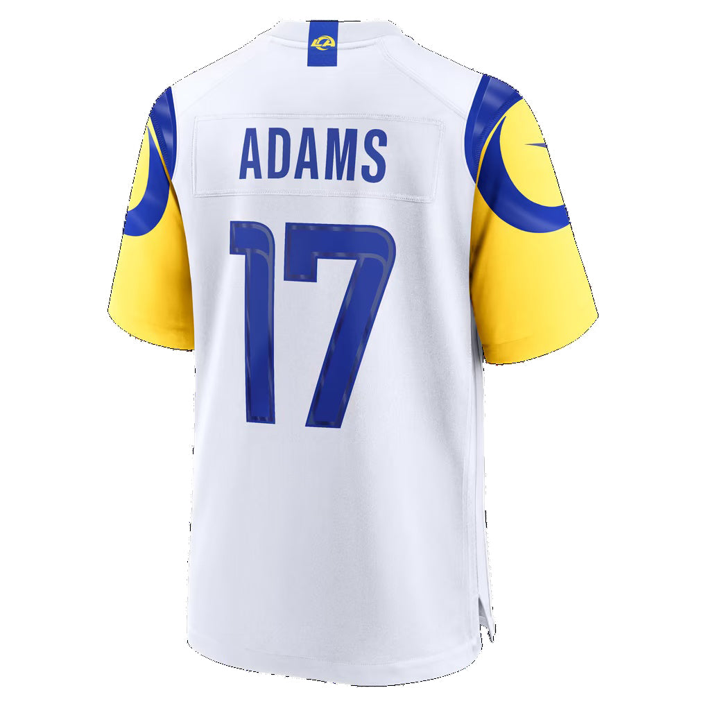 LA.Rams #17 Davante Adams White Fedasgoge Game Jersey