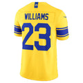 LA.Rams #23 Kyren Williams Classic Sol Vapor F.U.S.E. Stitched Limited Jersey Fedasgoge