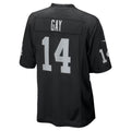 LV.Raiders #14 Matt Gay Black Team Game Football jersey Fedasgoge
