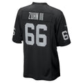 LV.Raiders #66 Trey Zuhn III Black Team Game Football jersey Fedasgoge