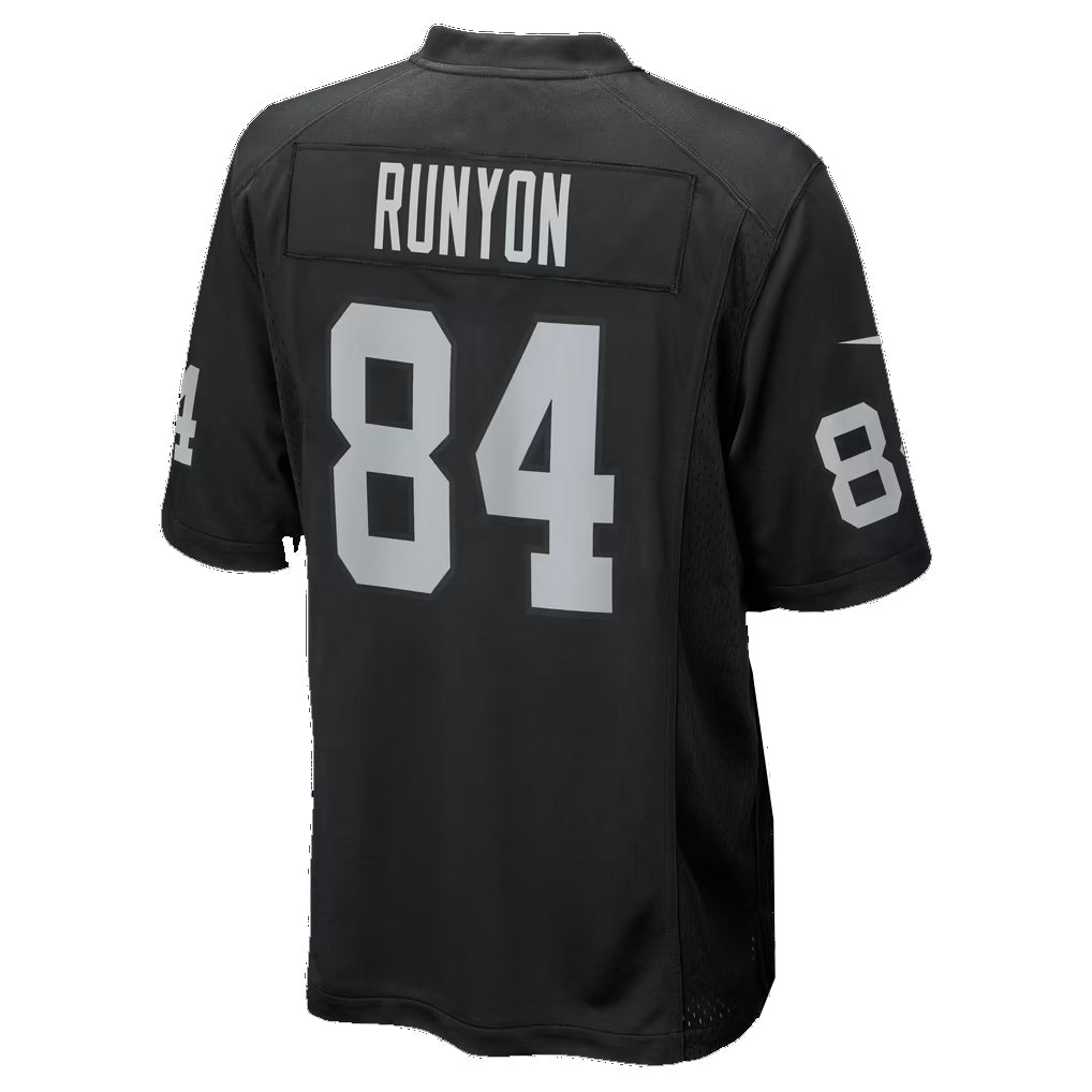 LV.Raiders #84 Carter Runyon Black Team Game Football jersey Fedasgoge