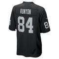 LV.Raiders #84 Carter Runyon Black Team Game Football jersey Fedasgoge