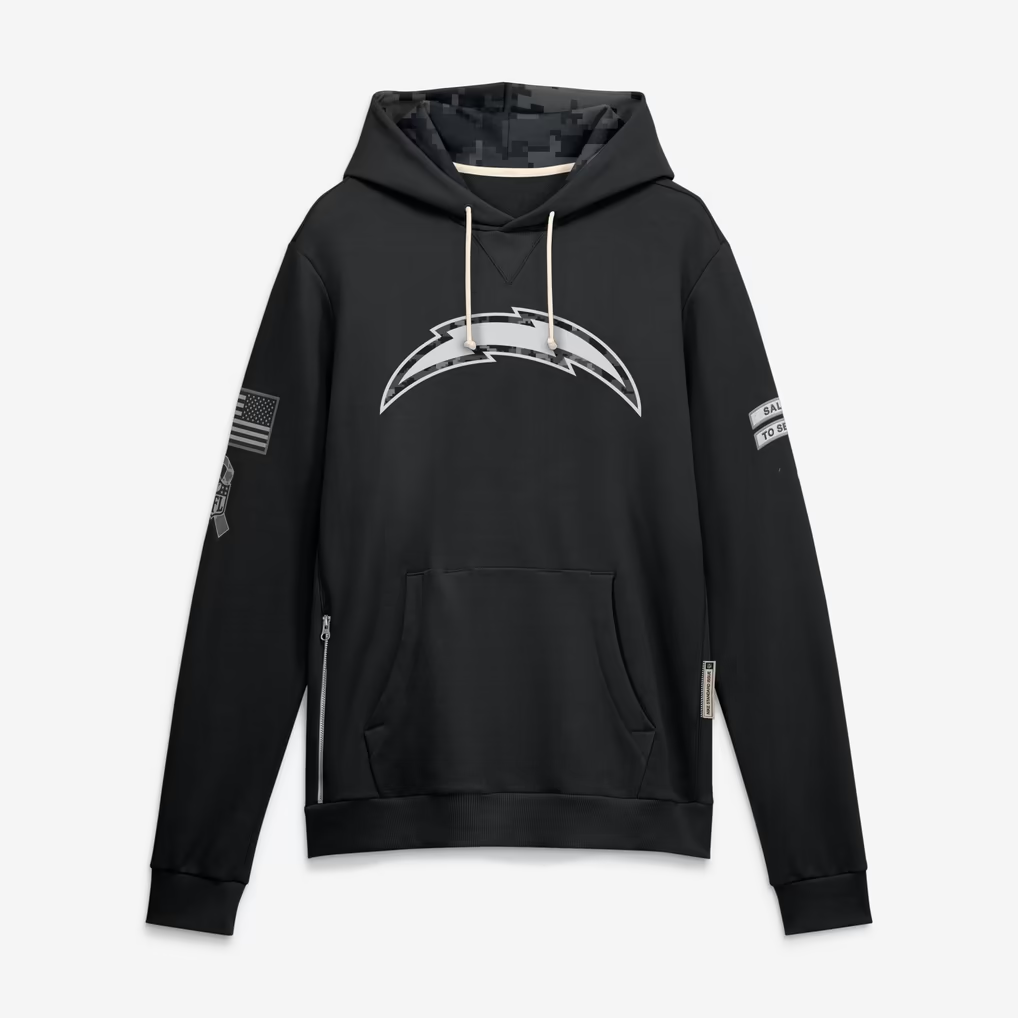 LA.Chargers 2026 Salute To Service Club Pullover Hoodie Cheap sale Birthday and Christmas gifts Stitched American Football jersey Fedasgoge