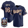 Los Angeles Dodgers #16 Will Smith x Dia De Los Muertos Navy 2026 Baseball jersey Fedasgoge