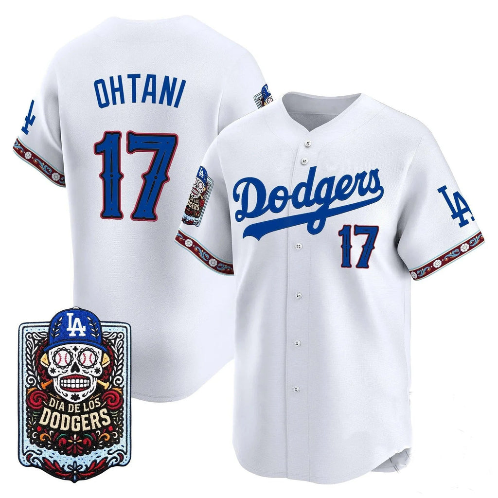 Los Angeles Dodgers #17 Shohei Ohtani x Dia De Los Muertos Royal 2026 Baseball jersey Fedasgoge