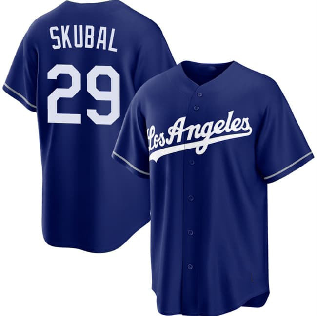 Los Angeles Dodgers #29 Tarik Skubal Royal Alternate Stitched Jersey Fedasgoge