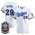 Los Angeles Dodgers #29 Tarik Skubal x Dia De Los Muertos White 2026 Baseball jersey Fedasgoge