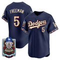 Los Angeles Dodgers #5 Freddie Freeman x Dia De Los Muertos Navy 2026 Baseball jersey Fedasgoge