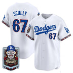 Los Angeles Dodgers #67 Vin Scully x Dia De Los Muertos White 2026 Baseball jersey Fedasgoge