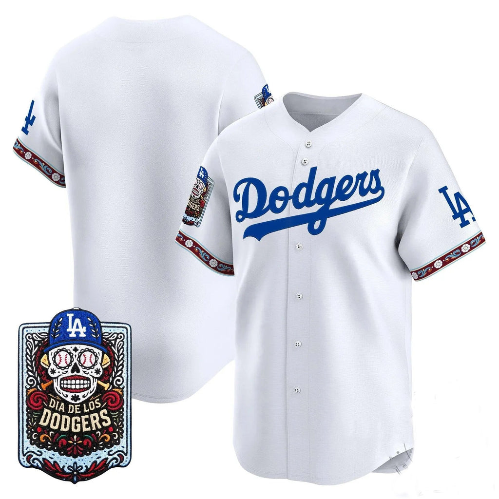 Los Angeles Dodgers x Dia De Los Muertos White 2026 Baseball jersey Fedasgoge