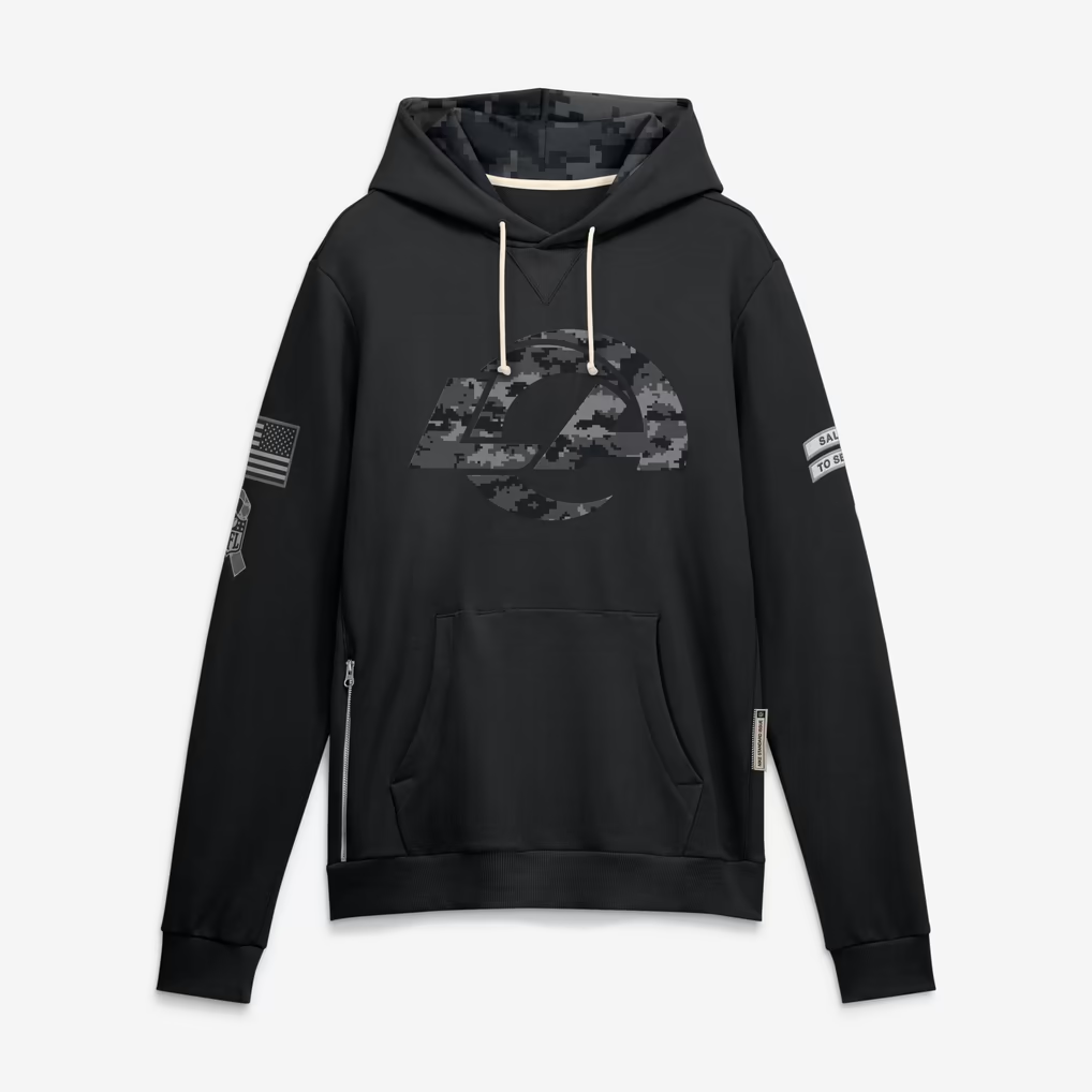LA.Rams 2026 Salute To Service Club Pullover Hoodie Cheap sale Birthday and Christmas gifts Stitched American Football jersey Fedasgoge