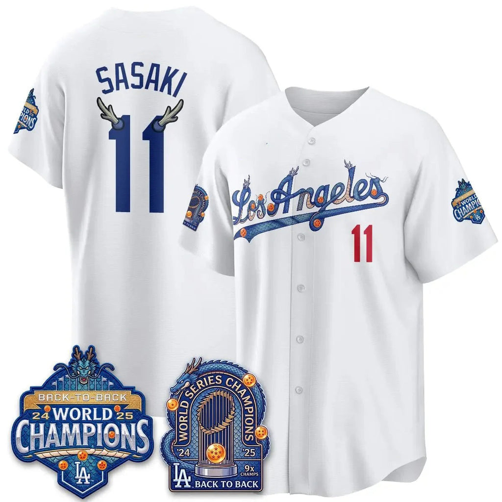 Los Angeles Dodgers #11 Roki Sasaki DB Night White Fedasgoge 2026 Vapor Jersey - Stitched