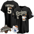 Los Angeles Dodgers #5 Freddie Freeman Black Fedasgoge Halloween 2026 Vapor V2 Stitched Jersey