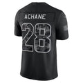 M.Dolphins #28 De¡¯Von Achane Black 2026 Salute to Service Stitched Limited Football jersey Fedasgoge