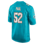 M.Dolphins #52 Patrick Paul Aqua Game Football jersey Fedasgoge