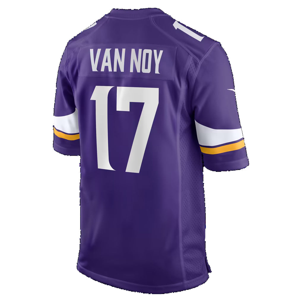 MN.Vikings #17 Kyle Van Noy Purple Team Game Football jersey Fedasgoge