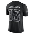 MN.Vikings #18 Justin Jefferson Black 2026 Salute to Service Stitched Limited Football jersey Fedasgoge