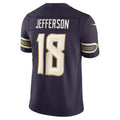 MN.Vikings #18 Justin Jefferson Purple 2026 Rivalries Collection Stitched Limited Jersey Fedasgoge