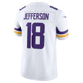 MN.Vikings #18 Justin Jefferson White Vapor F.U.S.E. Stitched Limited Jersey Fedasgoge