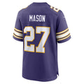 MN.Vikings #27 Jordan Mason Purple Alternate Classic Game Football jersey Fedasgoge