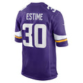 MN.Vikings #30 Audric Estime Purple Team Game Jersey Fedasgoge