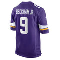 MN.Vikings #9 Odell Beckham Jr. Purple Team Game Jersey Fedasgoge