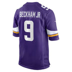 MN.Vikings #9 Odell Beckham Jr. Purple Team Game Jersey Fedasgoge