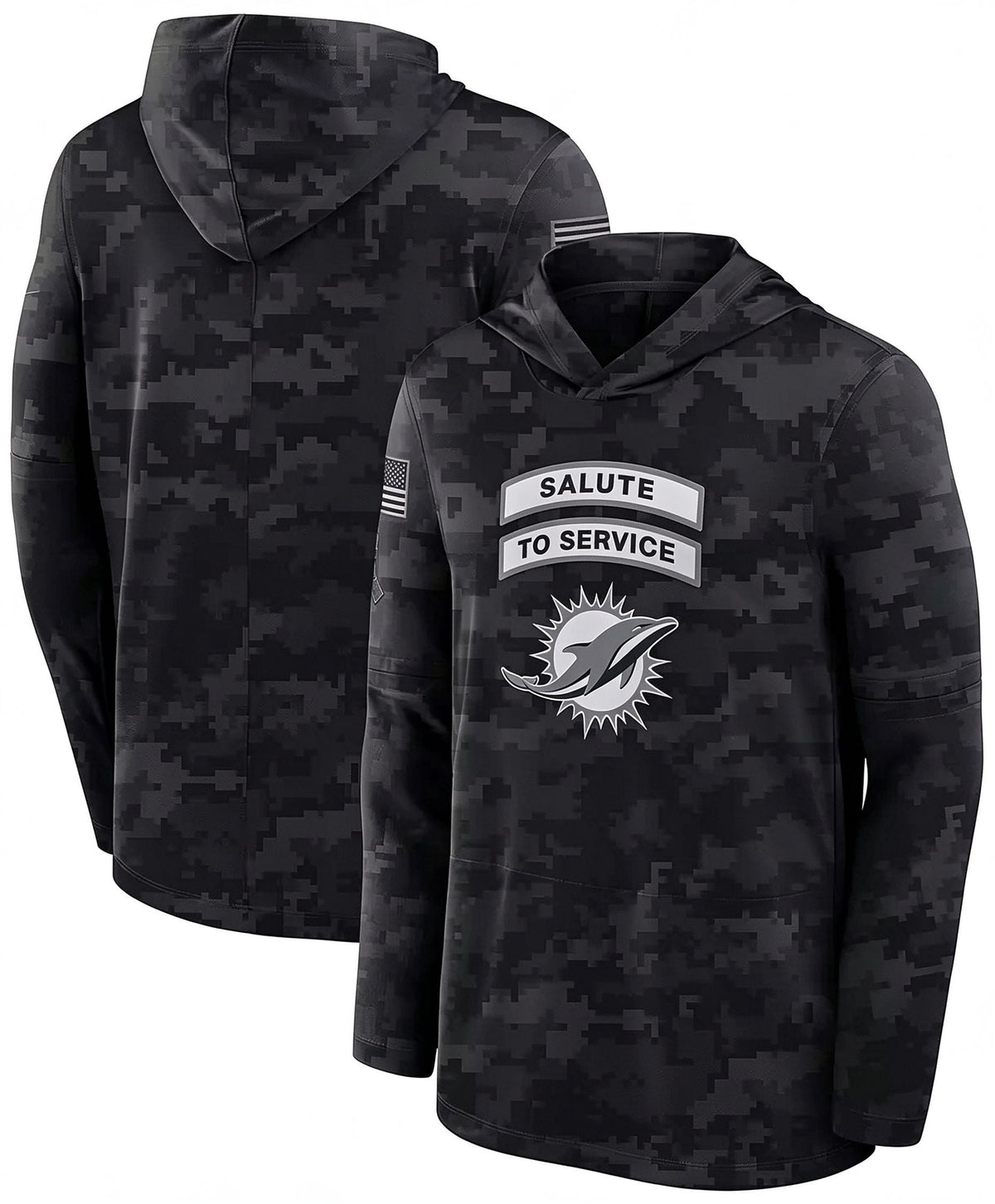 M.Dolphins 2026 Salute To Service Club Pullover Hoodie Cheap sale Birthday and Christmas gifts Stitched American Jersey Fedasgoge