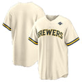 Milwaukee Brewers Cream 2026 World Series Home Replica Jersey Fedasgoge