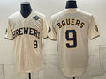 Milwaukee Brewers #9 Jake Bauers Cream 2026 World Series Limited Stitched Jersey Fedasgoge
