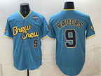 Milwaukee Brewers #9 Jake Bauers Powder Blue 2026 World Series City Connect Limited Stitched Jersey Fedasgoge