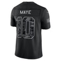 NE.Patriots #10 Drake Maye Black 2026 Salute to Service Stitched Limited Football jersey Fedasgoge