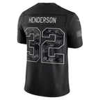 NE.Patriots #32 TreVeyon Henderson Black 2026 Salute to Service Stitched Limited Football jersey Fedasgoge