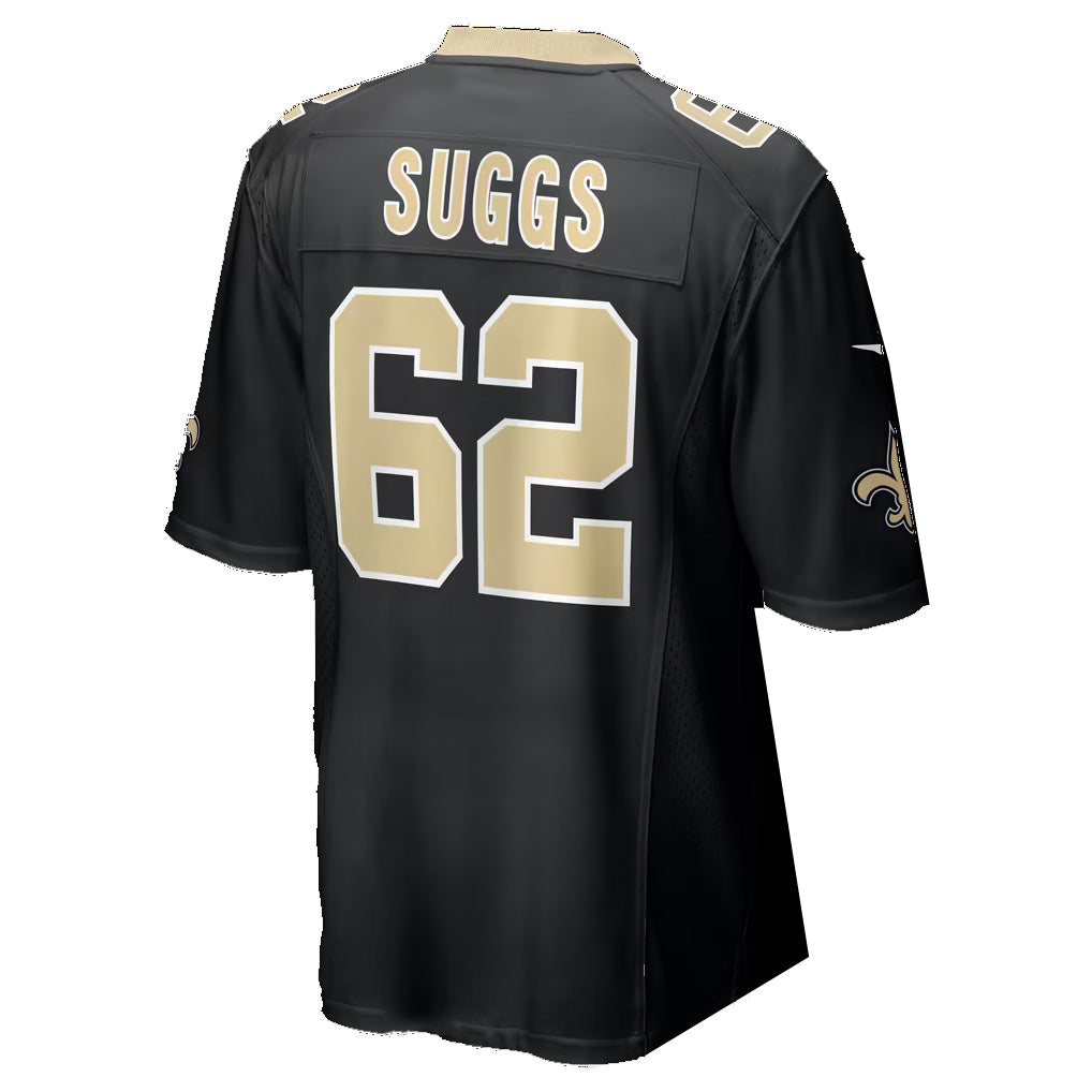 NO.Saints #62 Jay'viar Suggs Black Fedasgoge Team Game Jersey