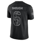 NO.Saints #6 Tyler Shough Black 2026 Salute to Service Stitched Limited Football jersey Fedasgoge
