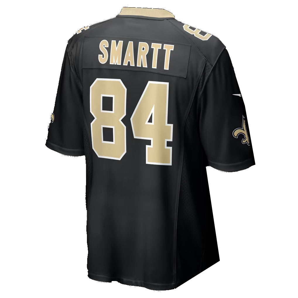 NO.Saints #84 Stone Smartt Black Fedasgoge Team Game Jersey