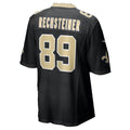 NO.Saints #89 Brock Rechsteiner Black Fedasgoge Team Game Jersey