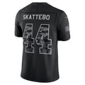 NY.Giants #44 Cam Skattebo Black 2026 Salute to Service Stitched Limited Football jersey Fedasgoge