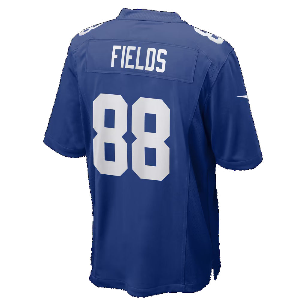 NY.Giants #88 Malachi Fields Royal Team Game Football jersey Fedasgoge